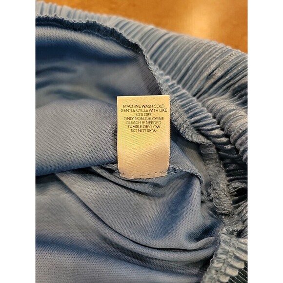 Christopher & Banks Womens Sleeveless Tiered Blue Metallic Tank Top Size Med - Picture 6 of 11